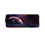 Rgb Non Slip Mouse Pad With Thermal Transfer - Colourful Lion