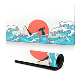 Non Slip Gaming Mouse Pad Big Wave Design - No.20 - 400X900X2Mm