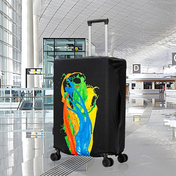 Thick Elastic Luggage Cover for Outdoor Travel - Fits 22-24 Inches - T-020 - Xxl (26-29 Inches)