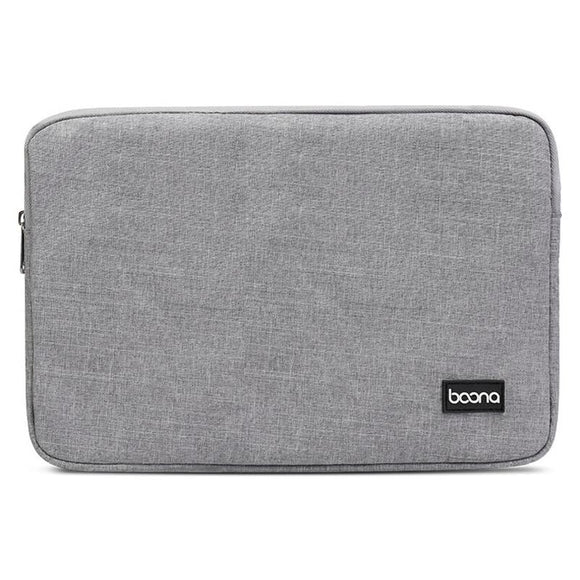15.6 Inch Protective Laptop Liner Bag Cover - Lightweight Gray