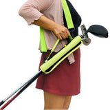 Portable Golf Bag for Cues - Handbag - Black