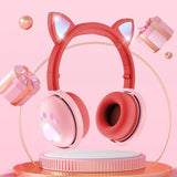 7.1 Surround Sound Cat Ear Gaming Headset With Mic - Green