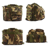Waterproof Outdoor Messenger Bag For Sports & Cycling - Jungle Camouflage