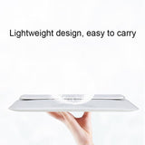 Leather Laptop Liner Bag - 14.1-15.4 Inches with Stand Function - Silver Gray With Bag