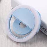 Adjustable Clip Beauty Light for Smartphones - Usb Cable - Pink