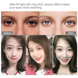 10.2 Curved Led Ring Light with Tripod & Remote for Vlogging & Photography - Pink