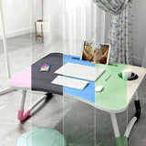 Adjustable Folding Laptop Desk with Non-slip W-shaped Legs - Portable and Compact - Hcb5116F