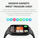 1.83 Inch Ip68 Waterproof Smart Watch Support Body Temperature Monitoring / Heart Rate / Blood Oxygen / Blood Pressure Monitoring - Pink
