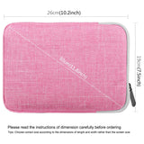 Zipper Sleeve Briefcase for Ipad Pro 9.7 and Other Tablets - Pink