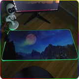 Rgb Non Slip Mouse Pad With Thermal Transfer - Colourful Brick