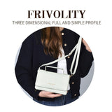 Versatile Small Square Shoulder Phone Bag - Compact & Functional - Rose Red