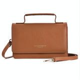 Versatile Small Square Shoulder Phone Bag - Compact & Functional - Rose Red