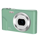36mp 2.7k Full Hd Digital Camera with 16x Zoom for Children - 2.4 Inch Screen - Green