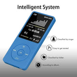 8Gb Portable Lcd Fm Radio Mp3 Mp4 Player - Blue 8Gb