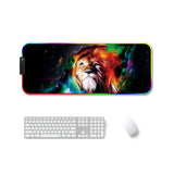 Rgb Non Slip Mouse Pad With Thermal Transfer - Colourful Brick