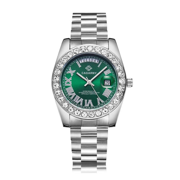 Waterproof Quartz Watch for Fashionable Life - Green