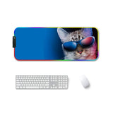 Rgb Non Slip Mouse Pad With Thermal Transfer - Colourful Brick