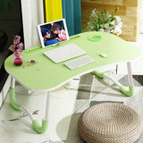 Portable Laptop Desk Stand - Foldable & Non-slip - Green