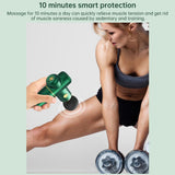 4-Head Portable Muscle Massage Gun For Sports - Green