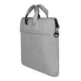 Waterproof Oxford Cloth One-Shoulder Handbag For 15.6 Laptops - Hidden Portable Strap - Dark Gray