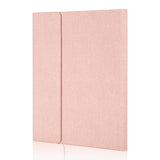 9.7 Ipad Keyboard Case With Touchpad Pen Slot & Bracket - Magnetic Detachable - Rose Gold