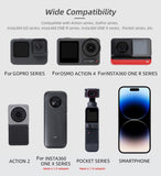 Adjustable 360 Degree Head Strap for Action Cameras - Grey