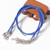 100 Crystal Pendant Necklaces On Rope Elegant Jewelry Lanyards - Rose Red