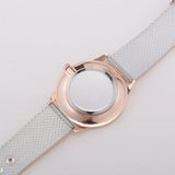 Stainless Steel Mesh Unisex Quartz Watch - Silver Shell White Dial Silver Needle