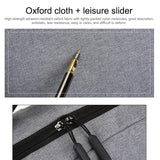 15.6 Laptop Backpack with Usb Charging - Waterproof Oxford Cloth Large Capacity - Grey