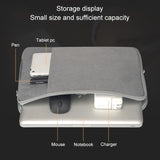 Denim Laptop Liner Bag for Business - Grey