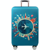 Thickened Luggage Cover - Elastic Wear-resistant Anti-dust Protection - Size l - Lady Liberty