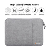 13 Inch Laptop Sleeve Case with Zipper for Macbook Samsung Sony Dell Alienware Chuwi Asus Hp - Grey