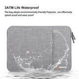 13 Inch Laptop Sleeve Case with Zipper for Macbook Samsung Sony Dell Alienware Chuwi Asus Hp - Grey