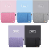 15 Inch Laptop Sleeve Case with Zipper for Macbook Samsung Sony Dell Alienware Chuwi Asus Hp - Grey