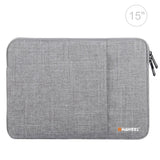 15 Inch Laptop Sleeve Case with Zipper for Macbook Samsung Sony Dell Alienware Chuwi Asus Hp - Grey