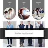 Versatile Canvas Laptop Backpack for 13-15 Inch - 36x25x10cm - Grey