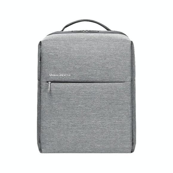 15.6-inch Waterproof Laptop Backpack - Light Grey