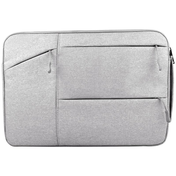 15.6 Inch Laptop Tablet Bag With Multiple Pockets - Portable And Stylish - Hc6579Lh 15.6 Inch Light Grey