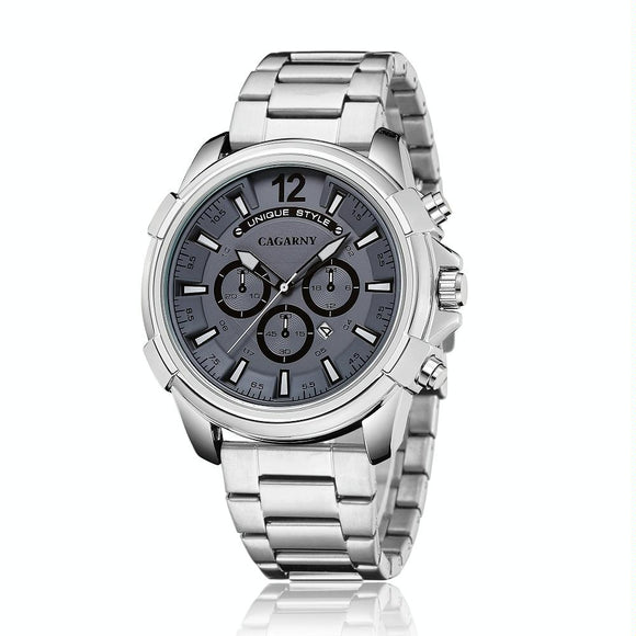 Stainless Steel Waterproof Quartz Watch - Fashionable Design - Wa6884Sh