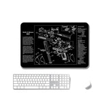 2 Pack Non Slip Gaming Mouse Pad 4Mm Thick - Sps-Sigp229