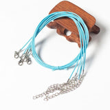 100 Crystal Pendant Necklaces On Rope Elegant Jewelry Lanyards - Red Wine