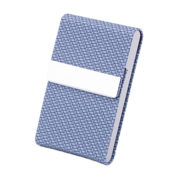 Business Card Case For Advertising Fits Most Cards - Woven Blue