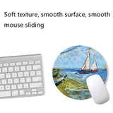 Large Desk Mouse Pad For Oil Painting - Apricot Flower