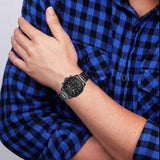 Stainless Steel Waterproof Quartz Watch - Fashionable Design - Wa6884J