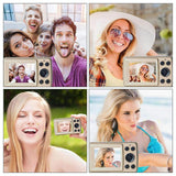 16Mp 4X Zoom Hd Digital Video Camera With 2.4 Tft Screen - Gold