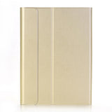 10.2 Ipad Bluetooth Keyboard Case With Stand - Ultra-Thin & Detachable - Gold