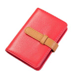Portable Pu Leather Card Holder - Business & Credit Cards - Orange