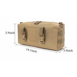 Waterproof Nylon Messenger Bag Multifunctional Outdoor Gear - Khaki