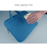 13.3 Inch Laptop Tablet Bag With Multiple Pockets And Soft Oxford Cloth Handle - Blue