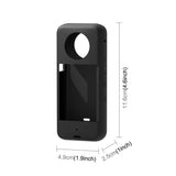 Silicone Protective Case with Lens Cover for Insta360 X3 - Blue